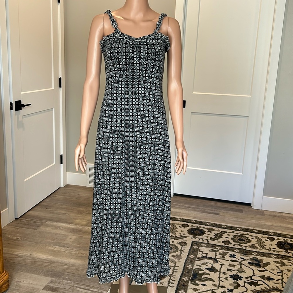 Max Studio Black and White Patterned Dress